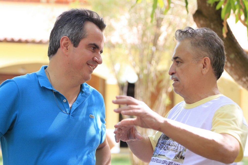 Senador Ciro Nogueira com o ex-deputado Robert Rios